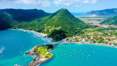 Playa de Ferrugem Florianópolis - Costa sur de Brasil
