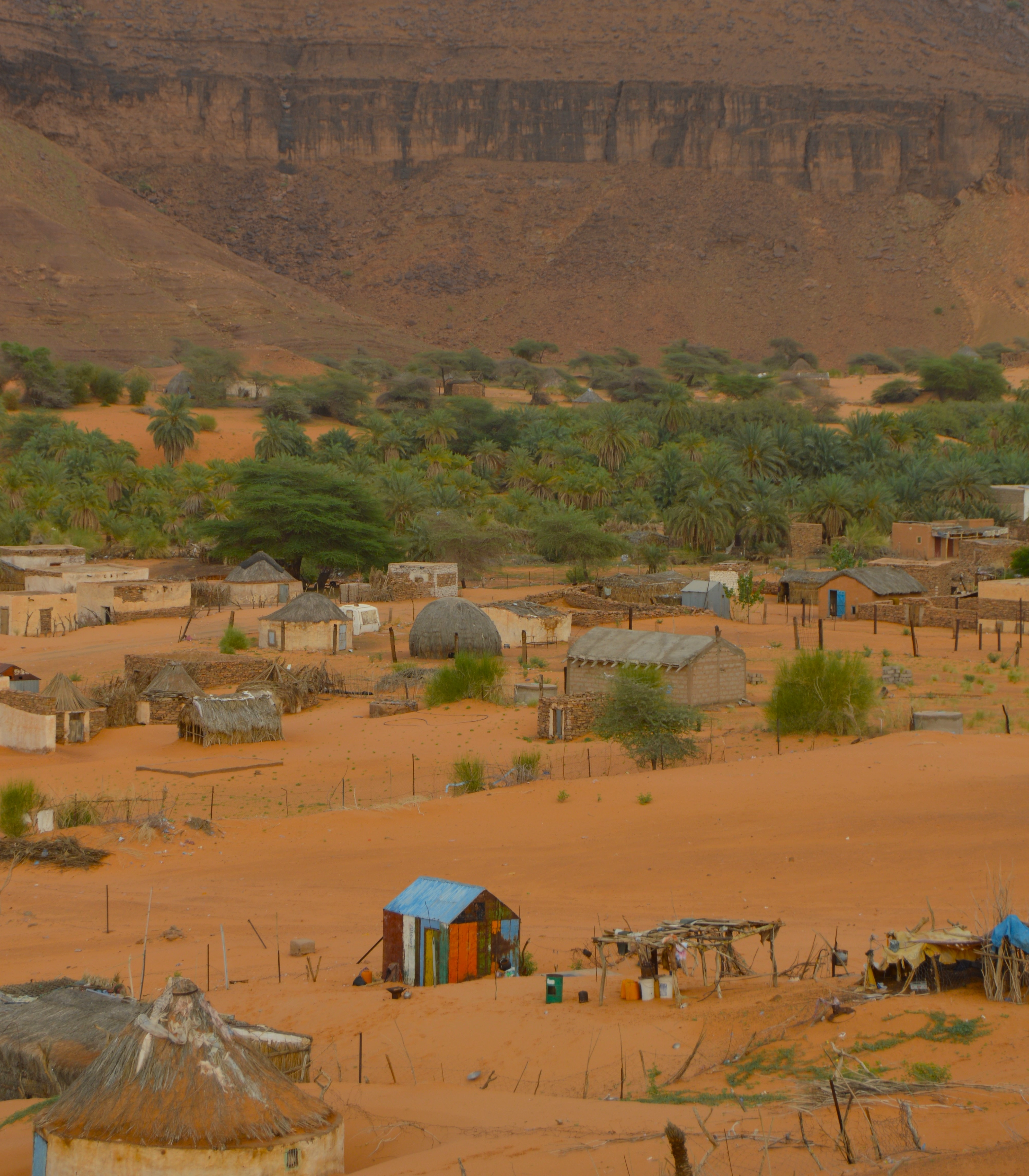 Panorámica alternativa del Oasis de Terjit, Mauritania