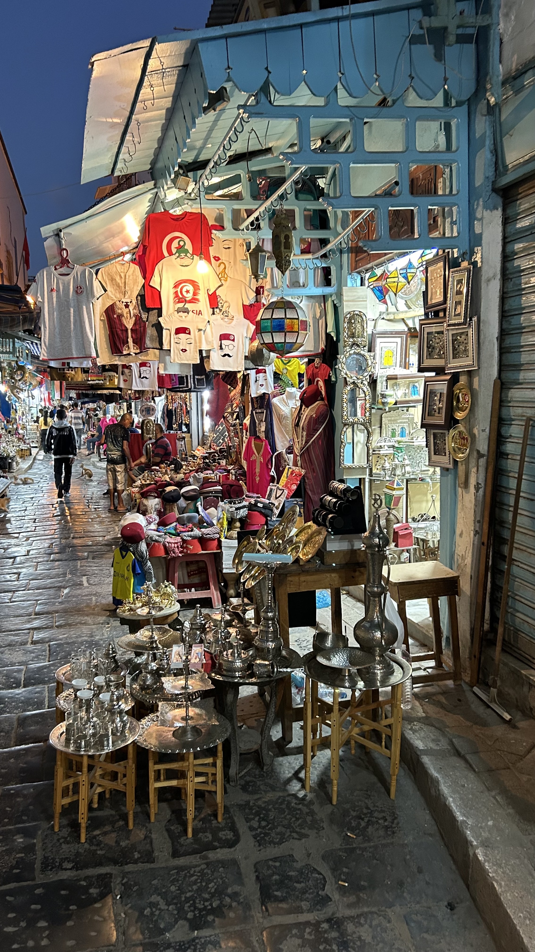 Mercado tradicional en la Medina de Túnez